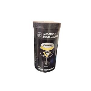Pittsburgh Penguins Artisan Wine Glass